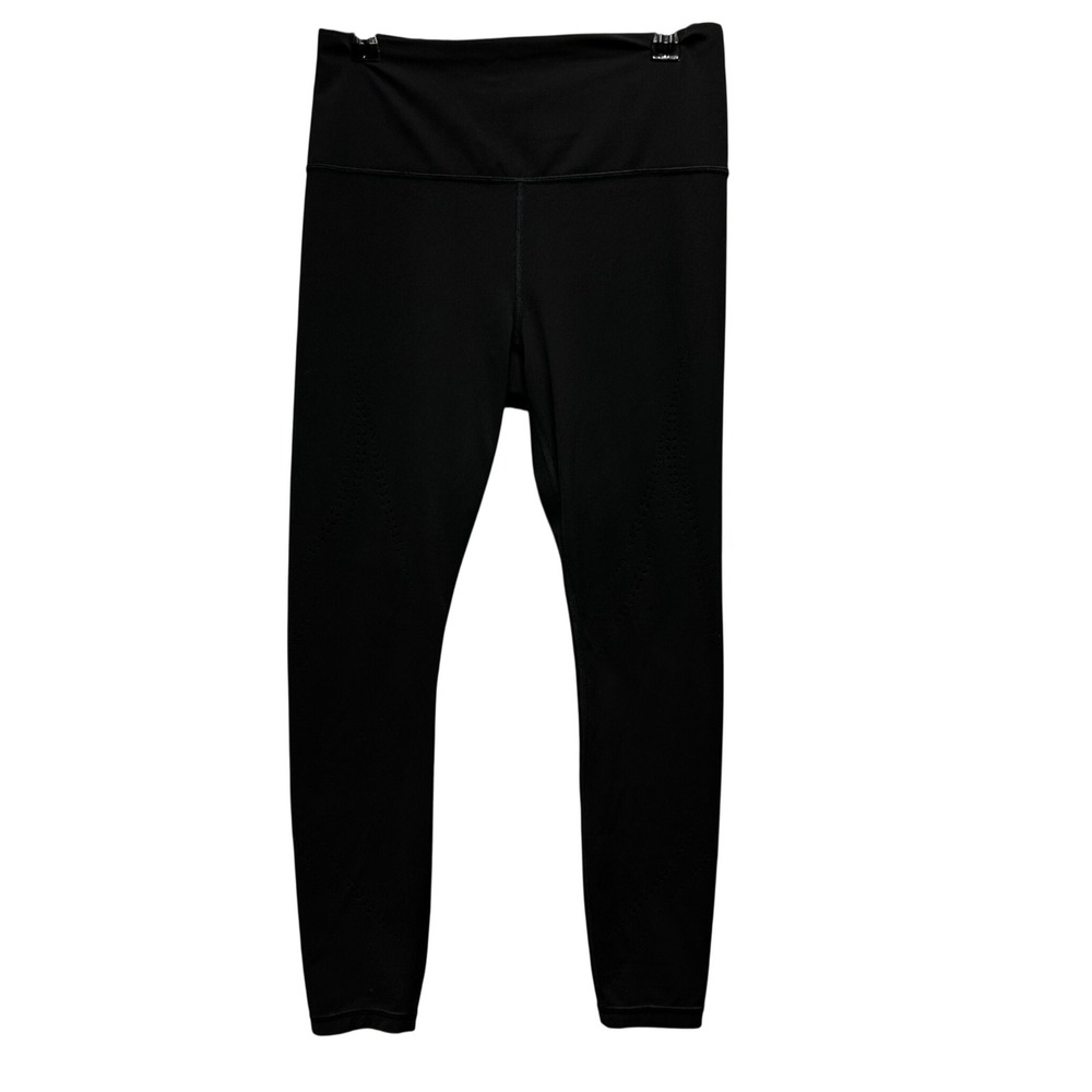 Athleta Leggings Elation Lasercut Tight Womens Small Black Athleisure Yoga